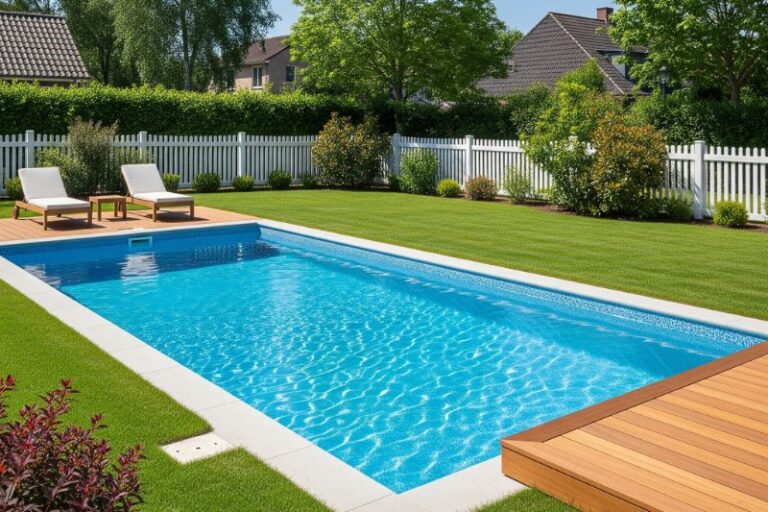 green pool from leaves