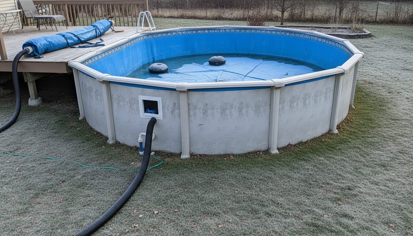Vinyl Liner Above-Ground Pool Winter Water Level: The Right Depth