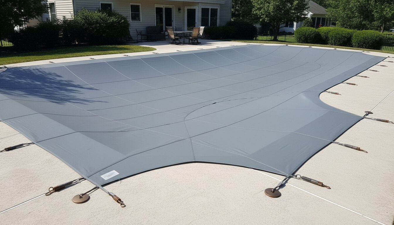 Safety Cover Installation Cost for a 16×32 Inground Pool With Irregular Steps